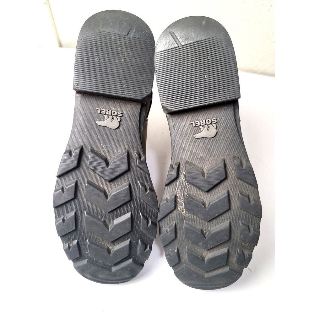 Sorel Women's Leather Chelsea Ankle Pull On Boots Size‎ 6 Gray & Black - Picture 10 of 14